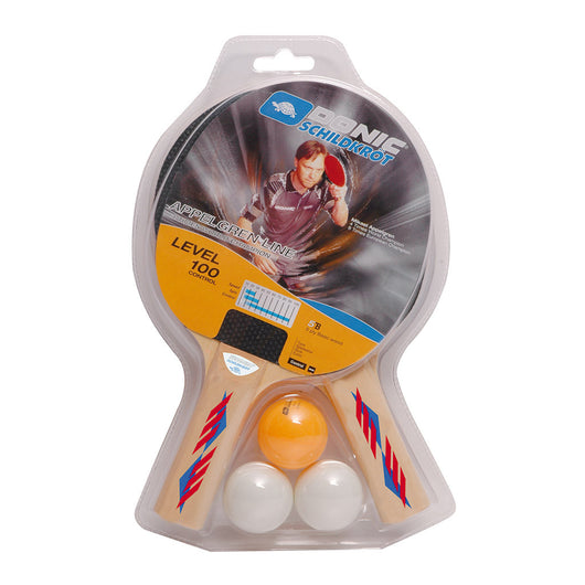Raquete de Tênis de Mesa Donic Schildkröt Appelgren 100 - Kit 2 jogadores