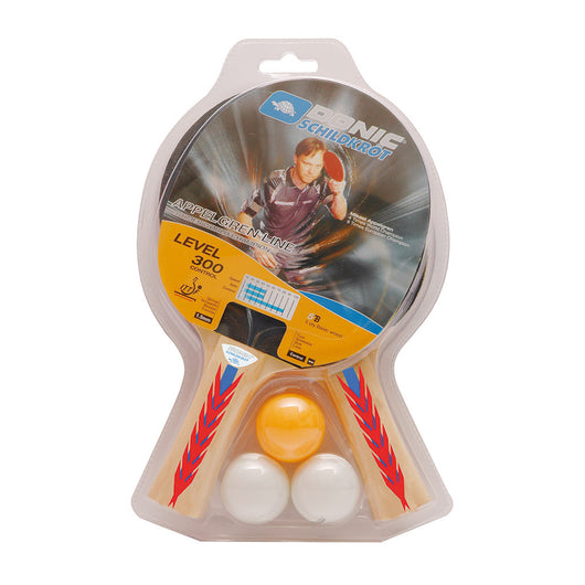 Raquete de Tênis de Mesa Donic Schildkröt Appelgren 300 - Kit 2 jogadores